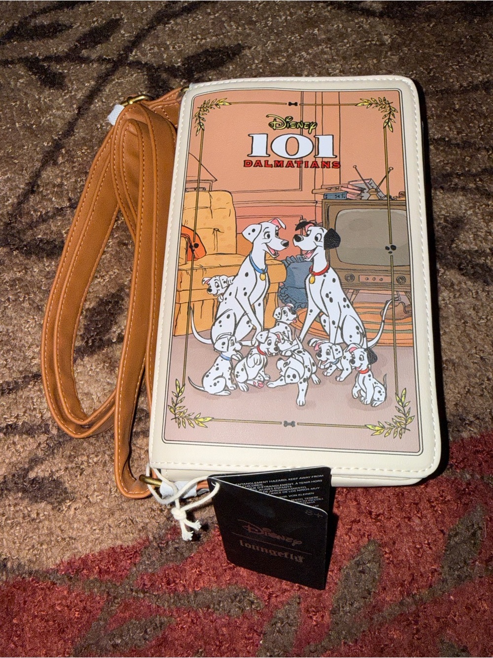 Loungefly Disney 101 Dalmatian Crossbody Bag- New